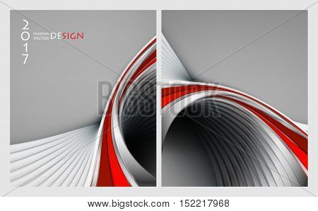 Vector brouchures bright templates set. Elements for design. Magazine, annual reports vector templates. Eps10