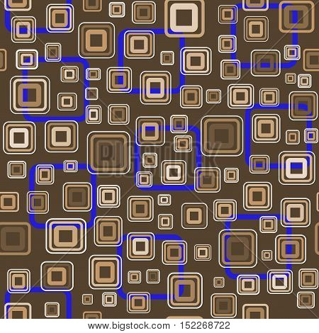 Vector seamless wallpaper with squares - abstract background
