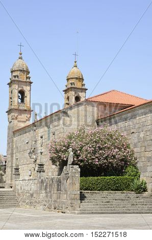 Church of San Benito in Cambados Pontevedra Galicia Spain.
