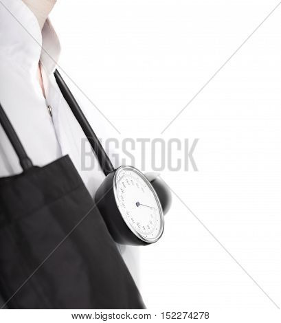 Dostor is ready to work. Daily rutine of doctor