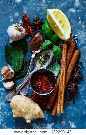 Brignt Spices And Herbs