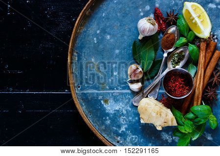 Brignt Spices And Herbs