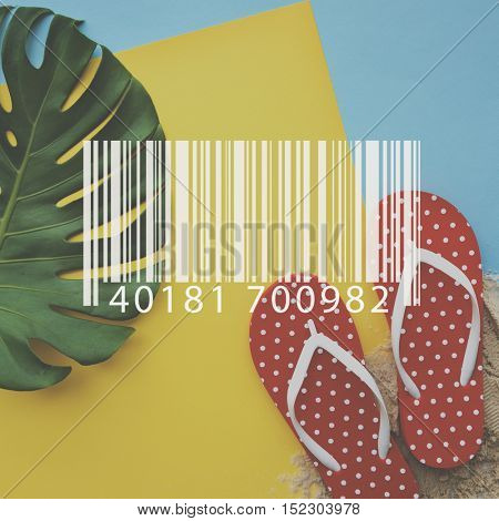 Barcode Badage Banner Scan Graphic Concept