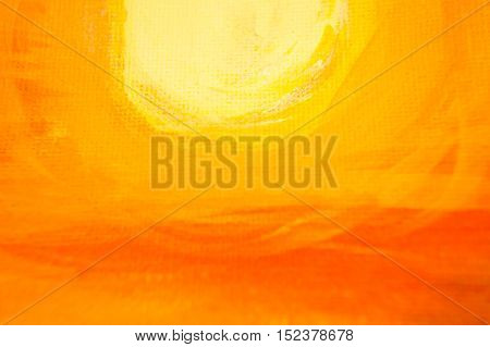 painted by pencils and brushes bright background
