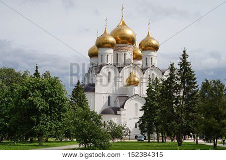 Cathedral of Assumption, Yaroslavl. Golden Ring of Russia.