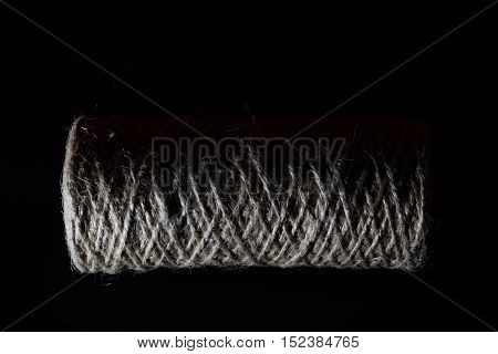 Hank of the rope for packing in the shadow