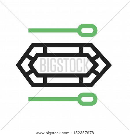 Boat, lake, dinghy icon vector image. Can also be used for vehicles. Suitable for use on mobile apps, web apps and print media.