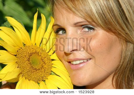 Žena RNbeautiful slunečnice Sun.RN