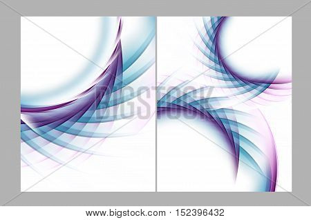 Vector brouchures bright templates set. Elements for design. Magazine, annual reports vector templates. Eps10