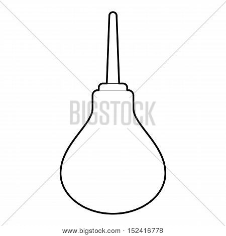 Enema icon. Outline illustration of enema vector icon for web design