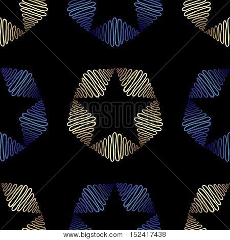 Stars abstract background. Modern stylish seamless texture.