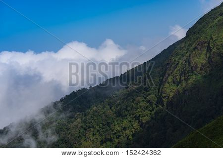 Mountain landscape, Viewpoint of Kio Mae Pan, Chiang Mai, Thailand