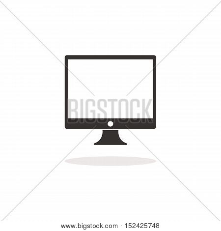 Vector Desktop Computer Icon, Computer set , Office Computer