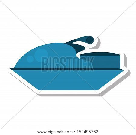 jetski vehicle isolated icon vector illustration design