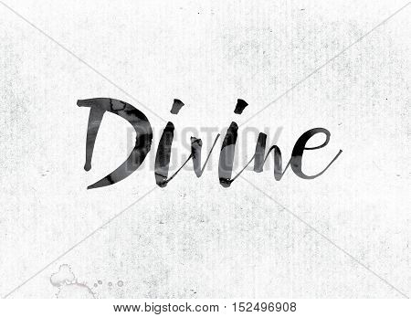 Divine Concept Painted In Ink