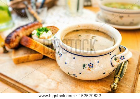 Zur zurek - component of a traditional Polish soup Sourdough
