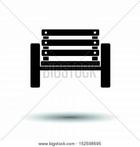 Tennis Player Bench Icon