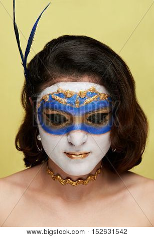 Closed Eyes On Women Face