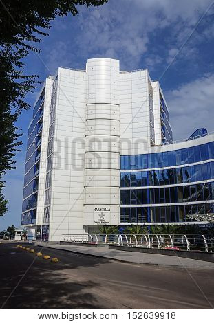 Odessa, Ukraine - August 30, 2016: Luxury modern high-rise hotel Maristella