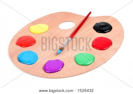 Paleta de pintura