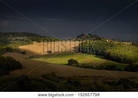 Italy, Tuscany, Pisa, Casaglia (montecatini Val Di Cecina)