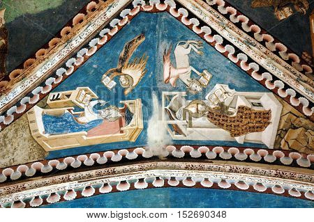 Old Fresco And Painting