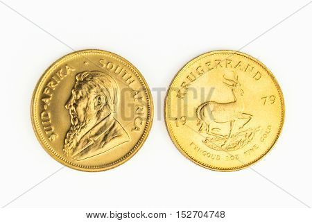 1 Oz Gold Coin - One  Krugerrand Gold  Coin