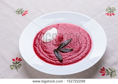 Beetroot Cream Soup