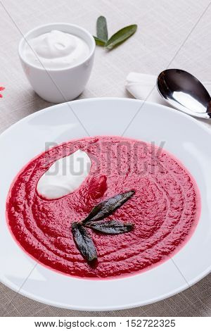 Beetroot Cream Soup