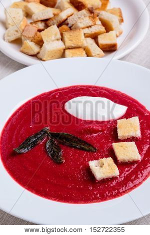 Beetroot Cream Soup
