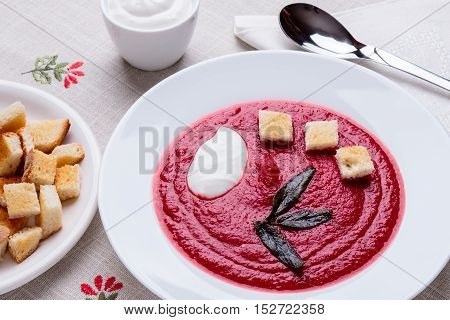 Beetroot Cream Soup