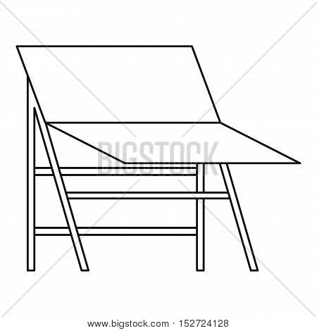 Photo studio screen icon. Outline illustration of photo studio screen vector icon for web