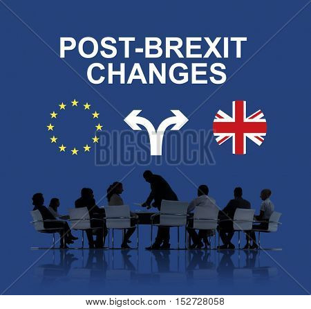 Brexit Bremain UK EU Referendum Concept