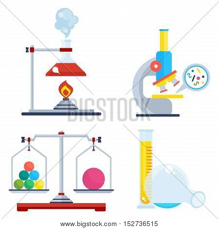 Set Of Laboratory Equipment