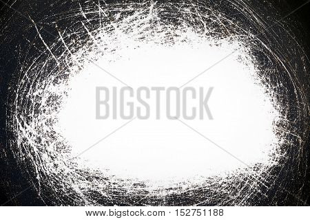 Abstract background - frame from scratches - layer for photoeditor