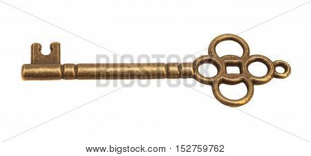 Vintage Key isolated on a white background