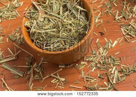 Lemon Grass. Cymbopogon citratus. Capim Limao Santo. Dried Herb for Tea