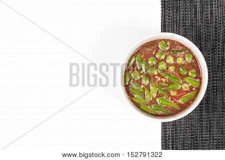 Spicy shrimp paste dip as 