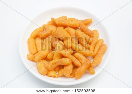 deep-fried dough stick (Patongko) in a dish