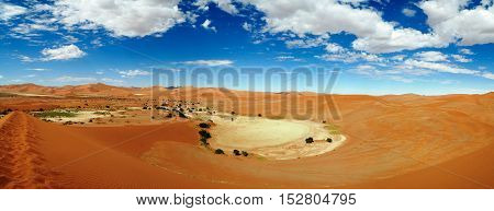 Sand dunes Namib-Naukluft national park in Namibia