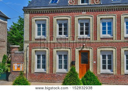 Buchy France - june 23 2016 : the city center