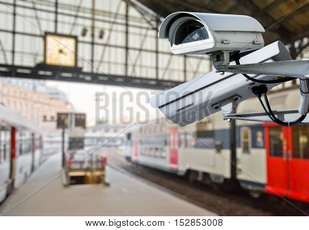 Cctv Camera In Railway Station