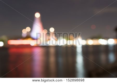 Defocus Of Wat Arun Temple