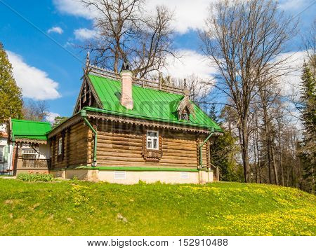 ABRAMTSEVO, RUSSIA - MAY 1, 2016: Memorial manor Abramtsevo artistic and literary museum-reserve. Summer cottage