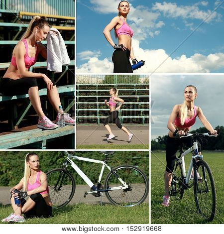 Sports lifestyle concept. sport and lifestyle concept