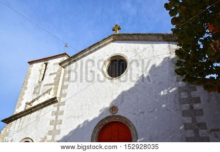 Loix France - september 26 2016 : the Sainte Catherine church