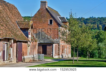 Perriers sur Andelle France - october 4 2016 : the Colmont manor