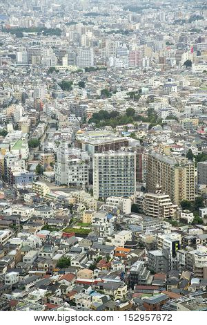 Cityscape of Tokyo City Japan - Tokyo is the world's most populous metropolis and is described as one of the three command centers for world economy