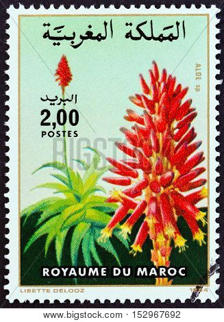 MOROCCO - CIRCA 1984: A stamp printed in Morocco from the 