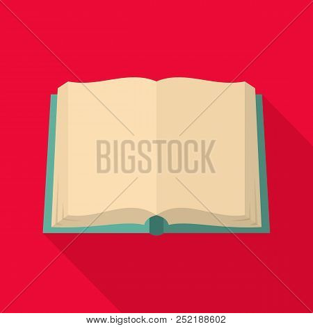 Book Deployed Icon. Flat Illustration Of Book Deployed  Icon For Web